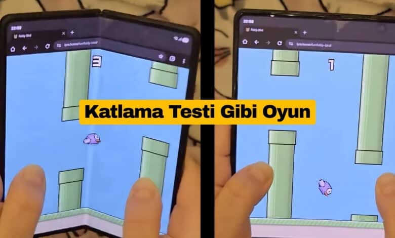 Flappy Bird Katlanabilir Versiyonu Foldy Bird ile Geri Döndü