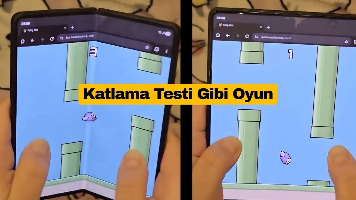 Flappy Bird Katlanabilir Versiyonu Foldy Bird ile Geri Döndü