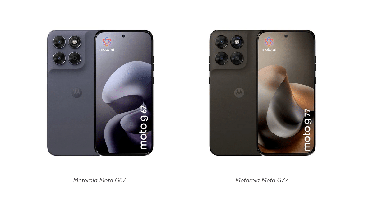 Motorola Moto G77 ve Moto G67 Sızdırıldı