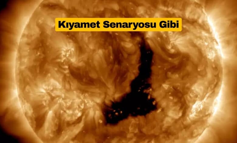 Kıyamet Senaryosu Gibi: Güneş’te Dev Delik Oluştu