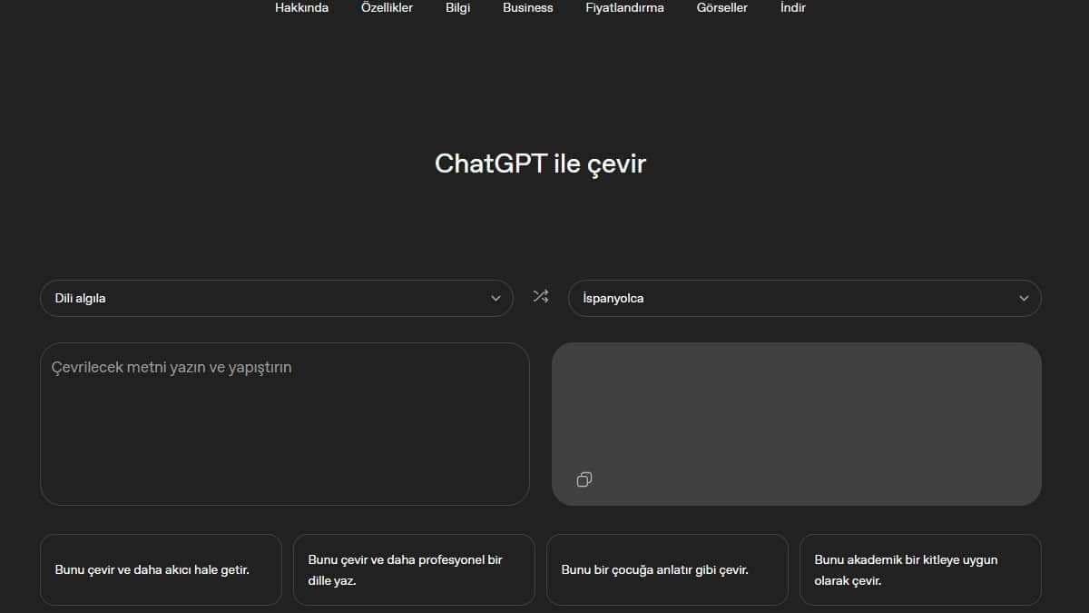 ChatGPT Translate