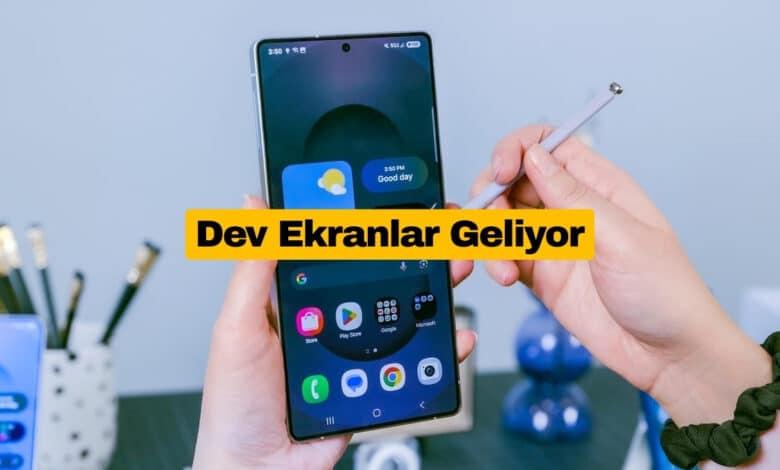 Akıllı Telefon Ekranları Daha Da Büyüyecek