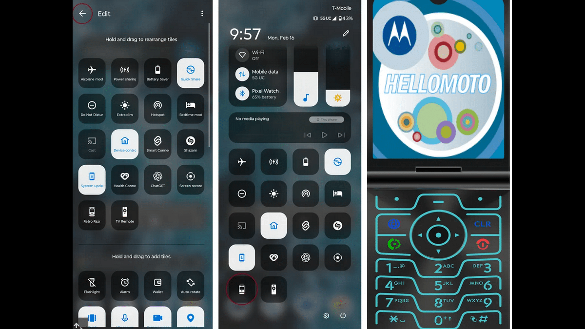 Motorola Razr’ın Gizli Özelliği Zamanda Yolculuk Gibi