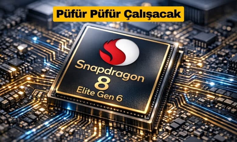 Snapdragon 8 Elite Gen 6 Püfür Püfür Çalışacak