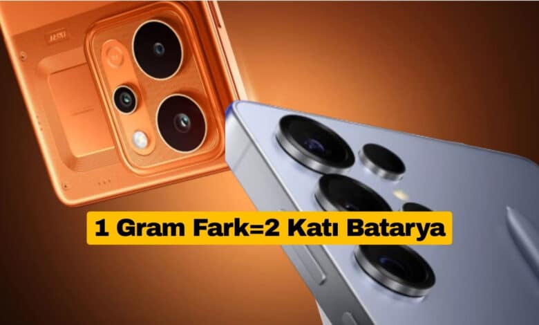 Realme P4 Power 10.001mAh Bataryasıyla Galaxy S25 Ultra’dan Sadece 1 Gram Ağır