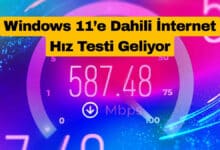Windows 11’e Dahili İnternet Hız Testi Geliyor