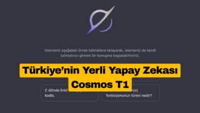 Türkiye’nin Yerli Yapay Zekası Cosmos T1 Tanıtıldı: İşte Yetenekleri
