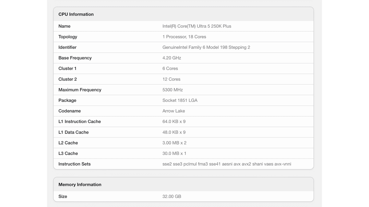 Intel Core Ultra 5 250K Plus Güya Güçlü Olacaktı