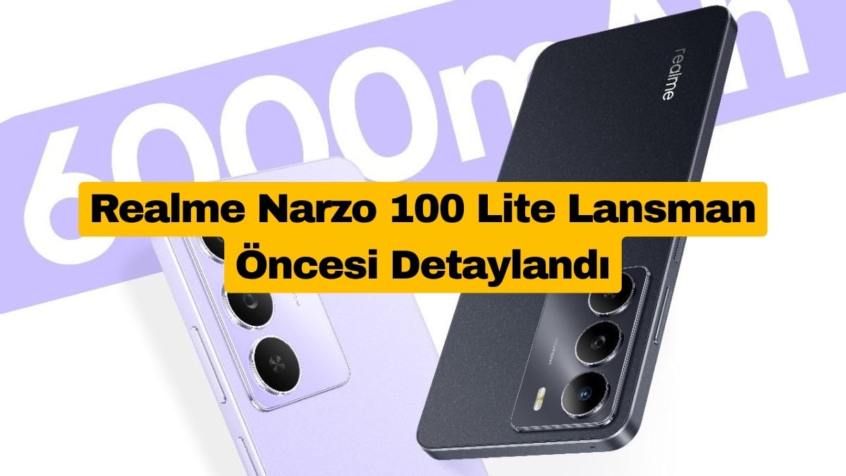 Realme Narzo 100 Lite Lansman Öncesi Detaylandı