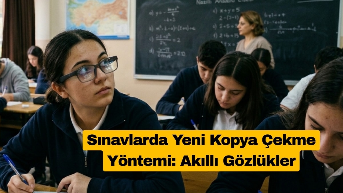 Sınavlarda Yeni Kopya Çekme Yöntemi: Akıllı Gözlükler
