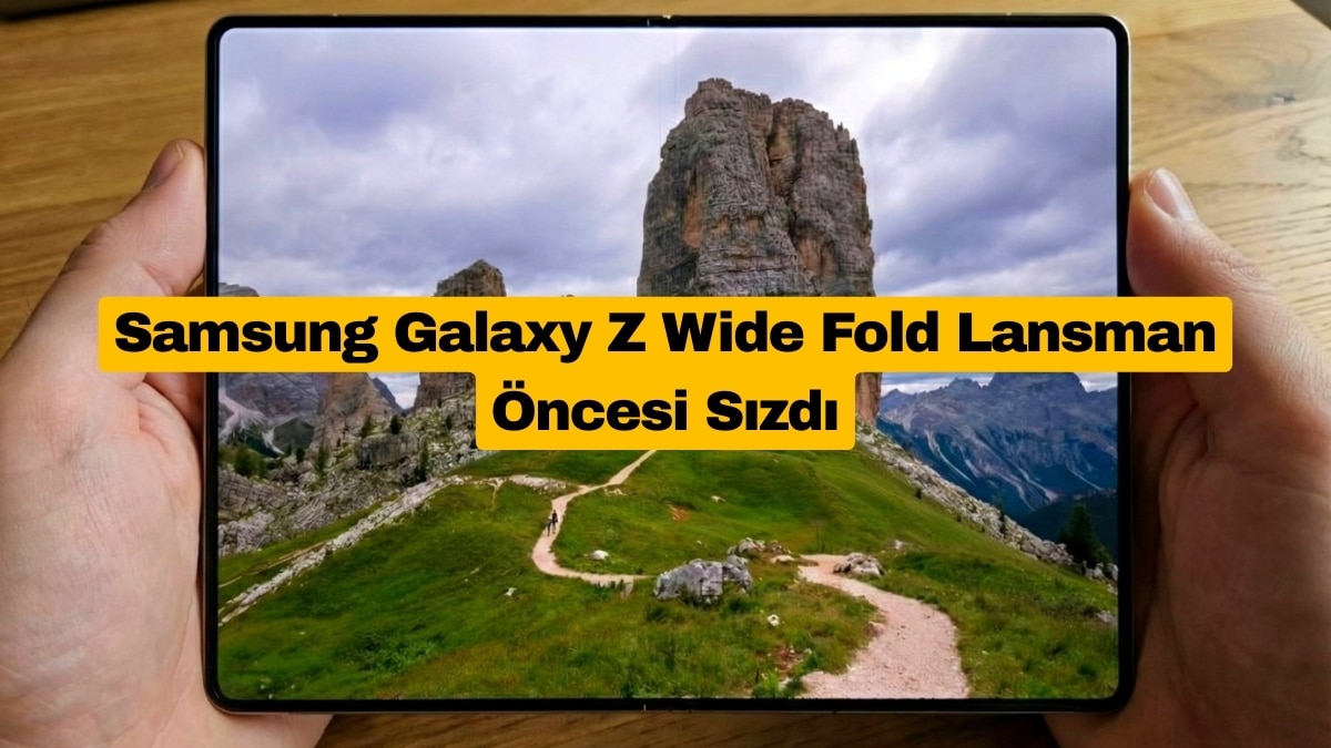 Samsung Galaxy Z Wide Fold Lansman Öncesi Sızdı