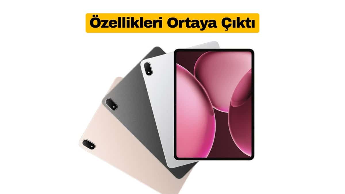 Oppo Pad 5 Pro Özellikleri Sızıntıyla Ortaya Çıktı