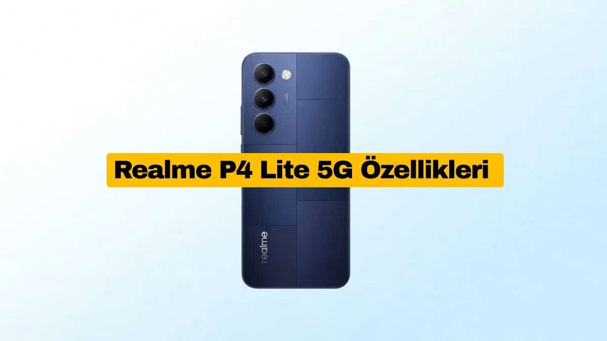 Realme P4 Lite 5G Özellikleri