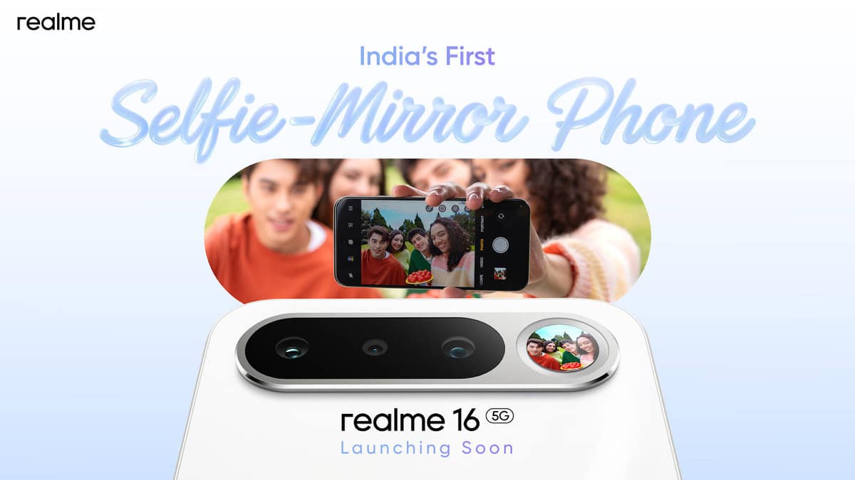 Realme 16 5G Selfie Aynasıyla Geliyor