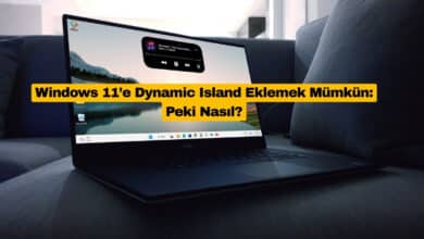 Windows 11’e Dynamic Island Eklemek Mümkün: Peki Nasıl?