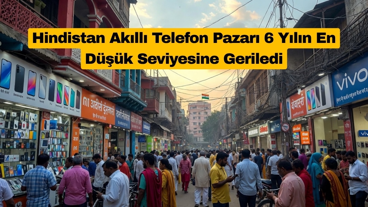 Hindistan Akıllı Telefon Pazarı 6 Yılın En Düşük Seviyesine Geriledi