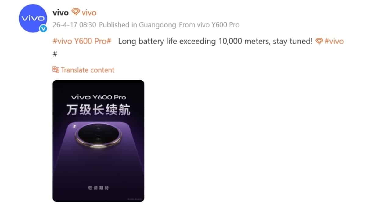 Vivo Y600 Pro