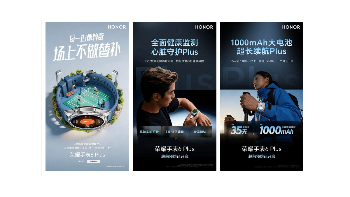 Honor Watch 6 Plus Dev Batarya ve Efsane Ekranla Geliyor