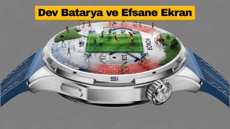 Honor Watch 6 Plus Dev Batarya ve Efsane Ekranla Geliyor
