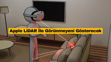 Apple LiDAR İle Görünmeyeni Gösterecek