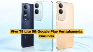 Vivo T5 Lite 5G Google Play Veritabanında Göründü