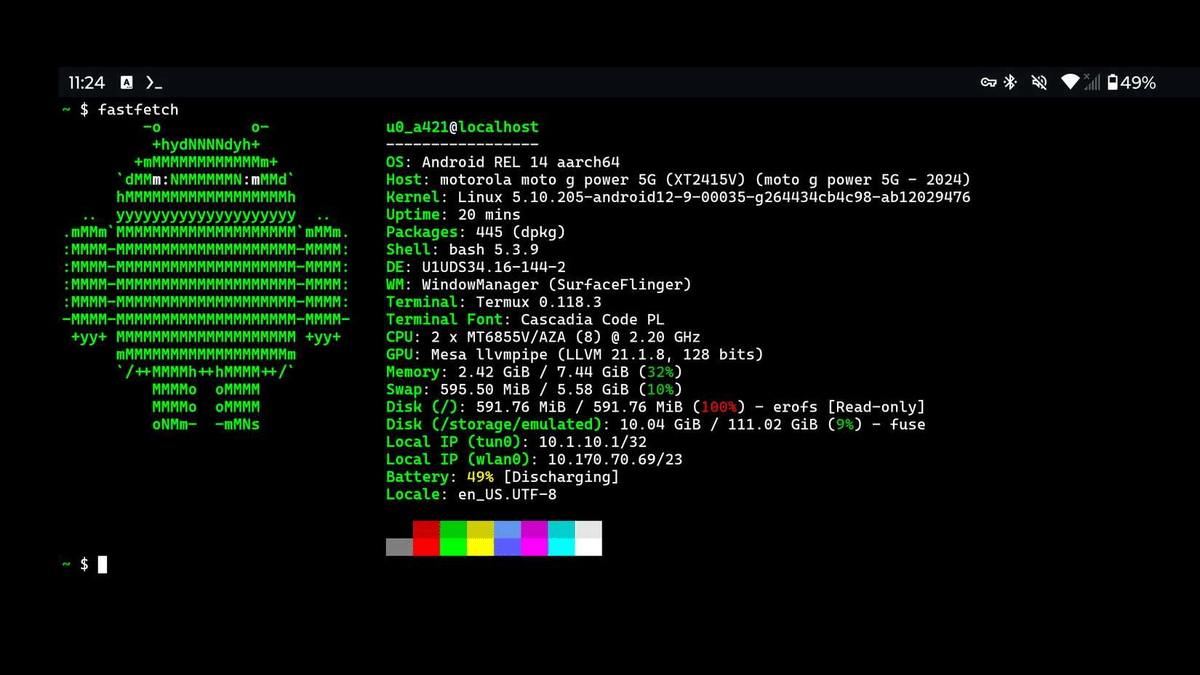 Moto G Power 2024 Linux Laptop’a Dönüştürüldü