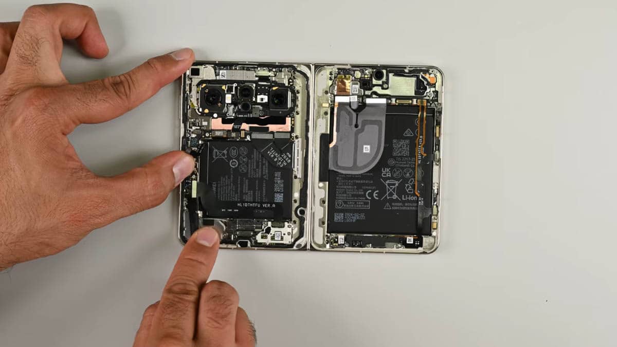 Huawei Pura X Max Parçalarına Ayrıldı