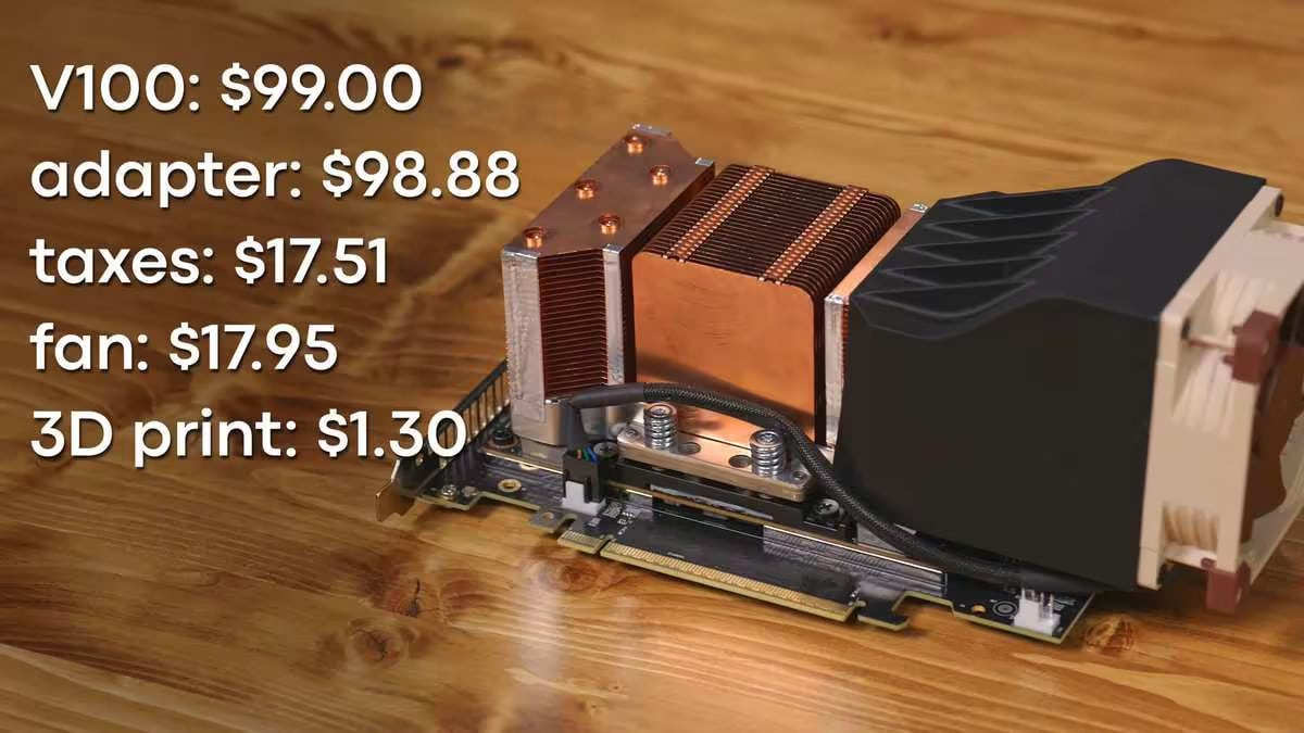 8 Yıllık NVIDIA V100 Modern Kartları Zorluyor