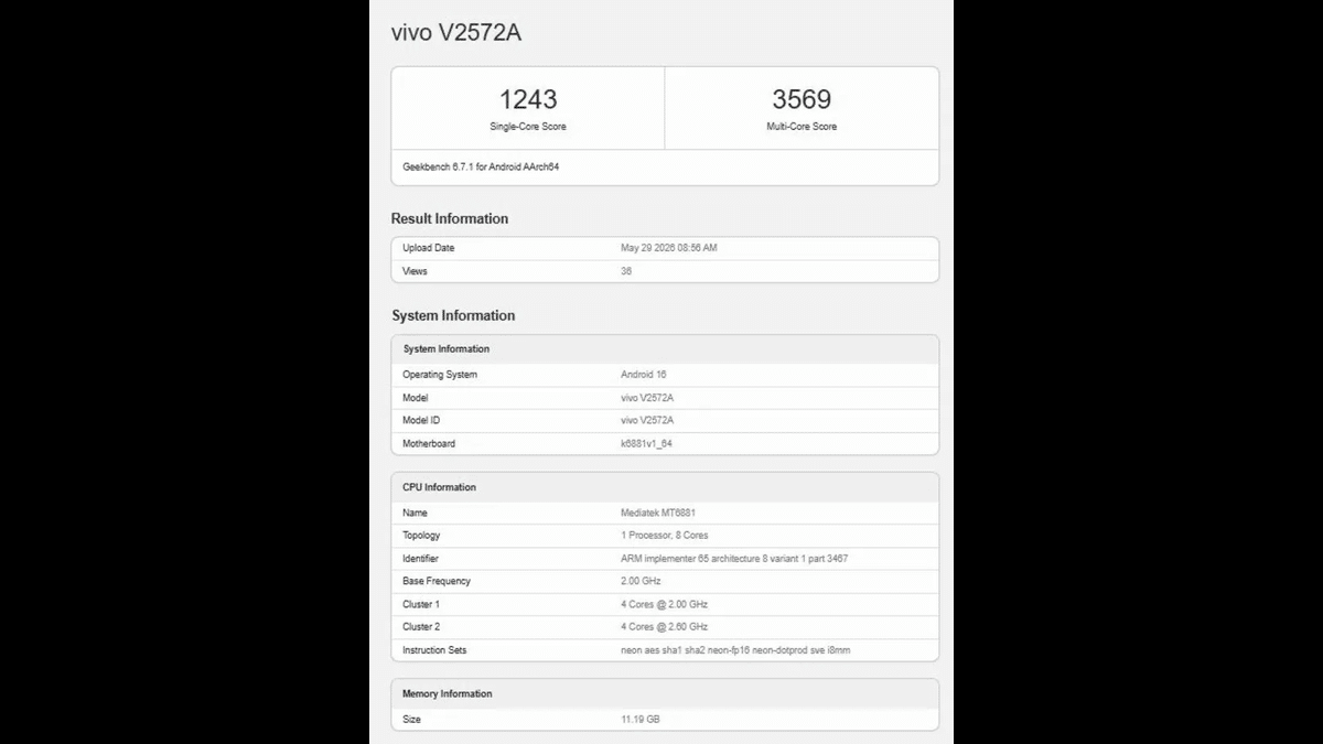 MediaTek Dimensity 7500 Benchmark’ta Şov Yaptı