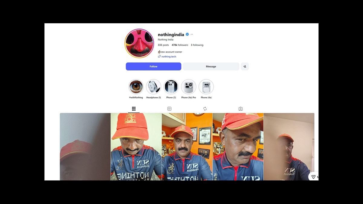 Nothing Hindistan'ın Instagram Hesabı Garip Paylaşımlar Yapıyor