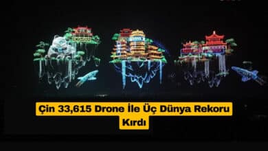 Çin 33,615 Drone İle Üç Dünya Rekoru Kırdı
