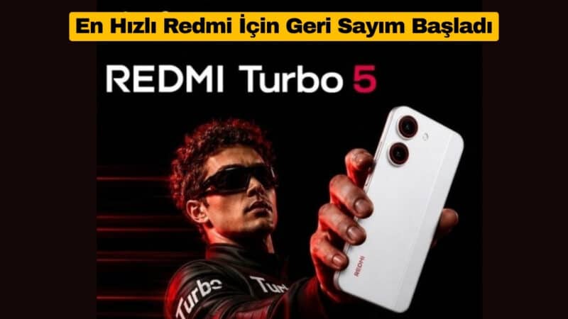 Redmi Turbo 5 İçin Geri Sayım Başladı
