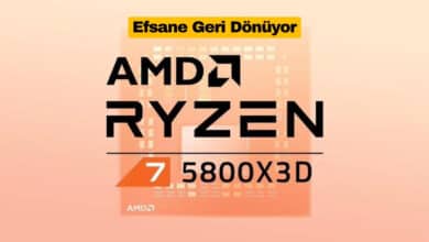 AMD Ryzen 7 5800X3D Geri Döndü