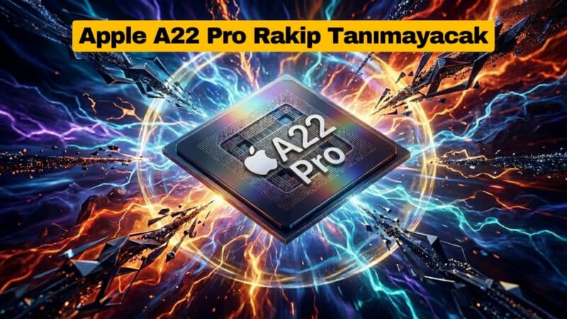 Apple A22 Pro Rakip Tanımayacak