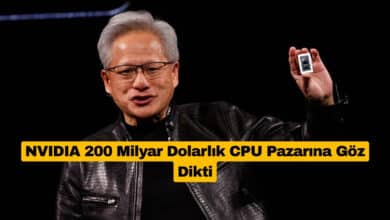 NVIDIA 200 Milyar Dolarlık CPU Pazarına Göz Dikti