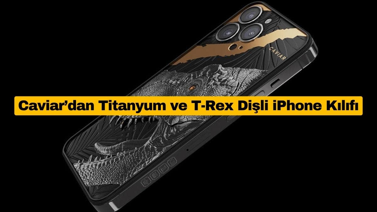 Caviar’dan Titanyum ve T-Rex Dişli iPhone Kılıfı