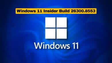 Windows 11 Insider Build 26300.8553 Yayınlandı: İşte Yenilikler
