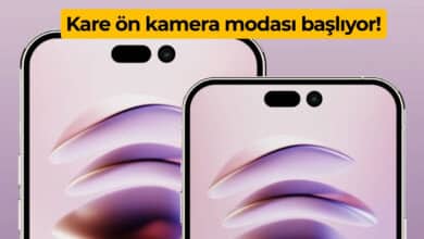 iPhone 17 kare ön kamera