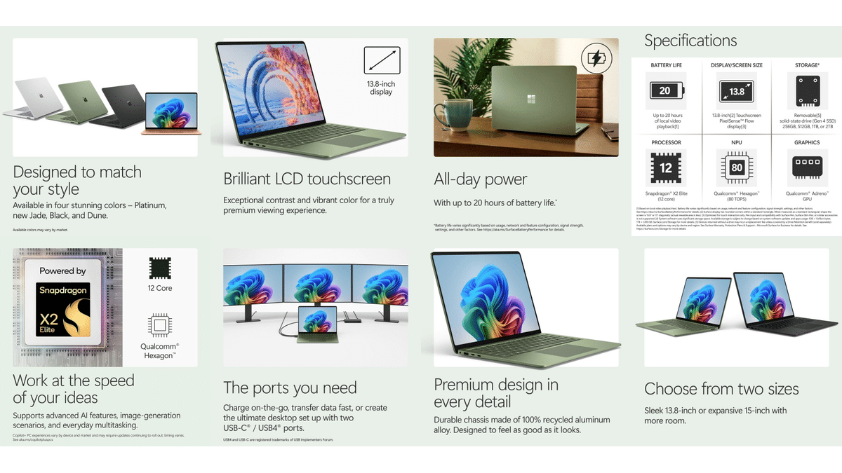 Microsoft Surface Laptop 8 Özellikleri Sızdırıldı
