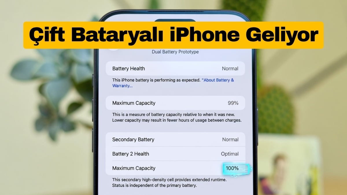 Apple Çift Bataryalı iPhone Üzerinde Çalışıyor
