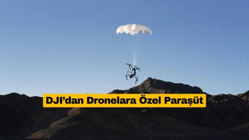 DJI AP100 Drone Paraşütü Resmen Satışa Sunuldu