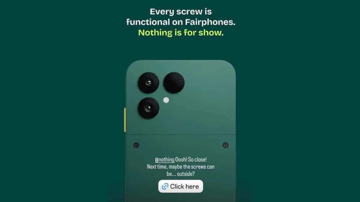Fairphone Nothing Phone 4b Tasarımıyla Dalga Geçti
