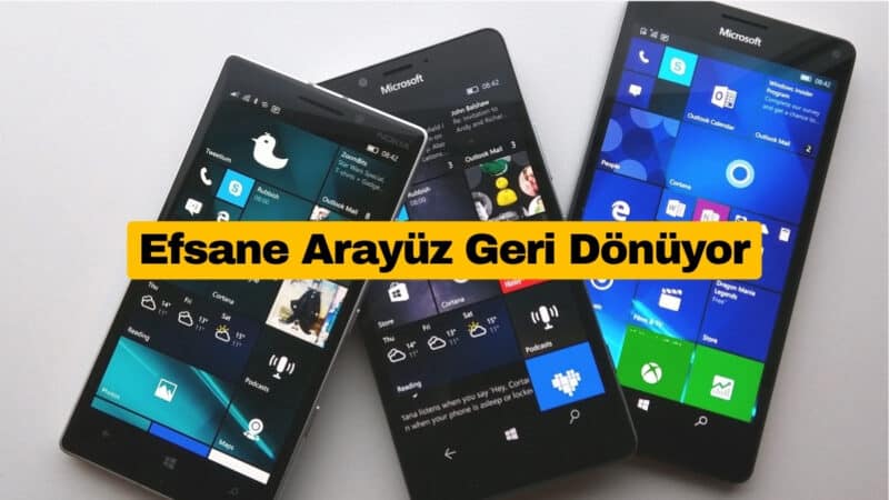 HMD Nokia Lumia ve Windows Phone Arayüzünü Geri Getirecek