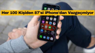 Her 100 Kişiden 87'si iPhone'dan Vazgeçmiyor