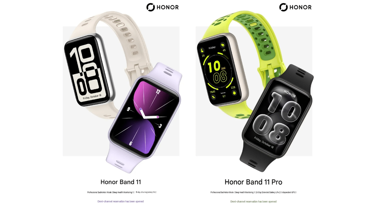 Honor Band 11 Serisi 26 Günlük Batarya Ömrüyle Tanıtıldı
