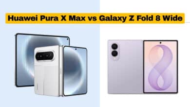 Huawei Pura X Max vs Galaxy Z Fold 8 Wide