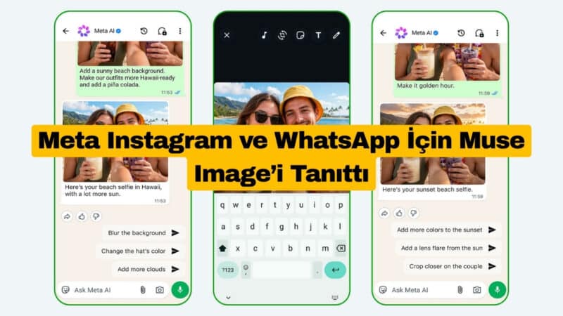 Meta Instagram ve WhatsApp İçin Muse Image’ı Tanıttı