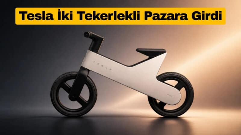 Tesla İki Tekerlekli Pazara Pahalı Çocuk Bisikletiyle Girdi
