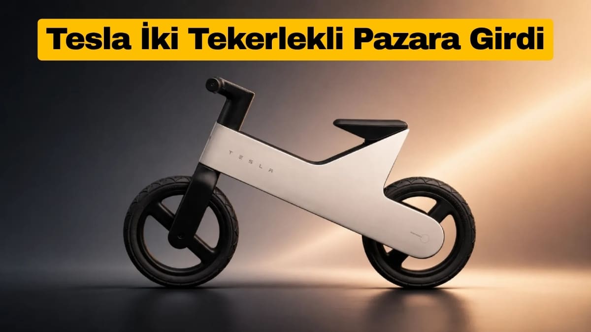 Tesla İki Tekerlekli Pazara Pahalı Çocuk Bisikletiyle Girdi