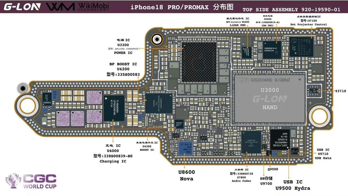 iPhone 18 Pro Anakartına Yakından Bakalım